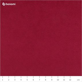 Taburet din catifea Milo Casa Santo, roșu