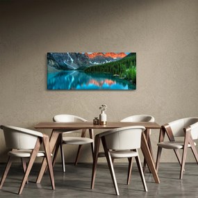 Tablou - Lac turcoaz (120x50 cm)