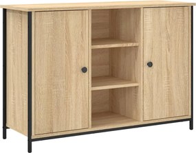 vidaXL Servantă, stejar sonoma, 100x35x70 cm, lemn prelucrat
