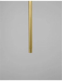 Pendul LED design liniar ELETTRA auriu