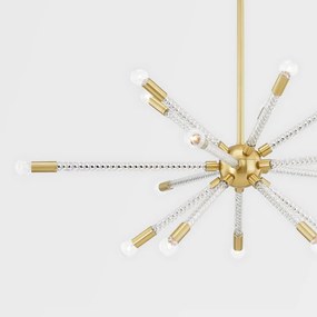 Candelabru, lustra suspendata, design modern PIPPIN alama antichizata