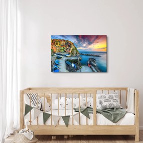 Tablou - Satul mediteranean (90x60 cm)