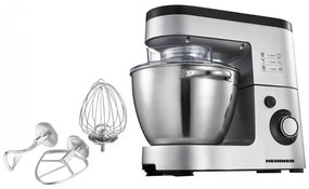 Heinner HPM-1500XMC-V2 - Robot de bucătărie cu bol din oțel inoxidabil, 1500W/230V, inox