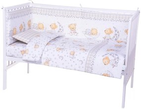 Lenjerie patut cu 5 piese Sleepy Little Bear 016