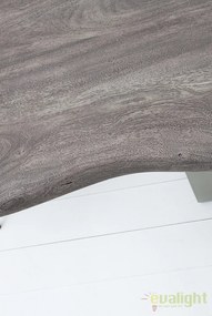 Masa din lemn design industrial style Mammut 200cm otel/ salcam gri, A-37240 VC