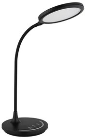 Lampă LED tactilă dimabilă de masă Globo 58483 KENNY LED/12W/230V negru