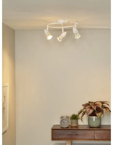 Lucide 13955/14/31 - Lampa spot LED CARO-LED 3xGU10/5W/230V alba