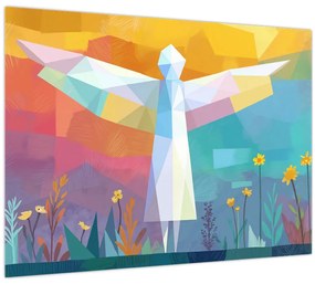 Tablou - Păzitorul florilor (70x50 cm)