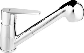 Baterie bucatarie cu dus extractibil crom Ferro Algeo