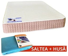 Set Saltea SuperOrtopedica Lux Saltex 1400x2000 + Husa cu elastic