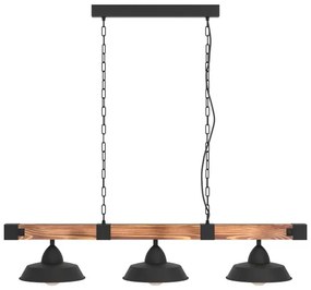 Eglo 44086 - Candelabru OLDBURY pe lanț, 3xE27/60W/230V