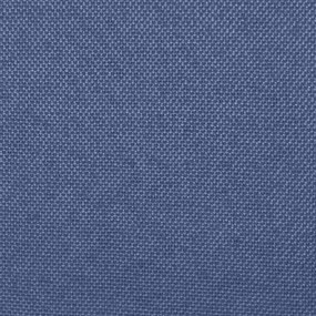 Scaune de bucatarie, 6 buc., albastru, material textil 6, Albastru