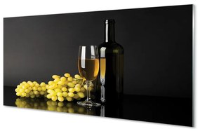 Tablouri acrilice O sticlă de vin de fructe