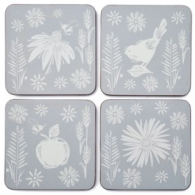 Coasters albastru-deschis 4 buc. din plută Homestead – Cooksmart ®