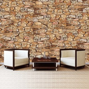 Fototapet - Stone Wall Rock (254x184 cm)