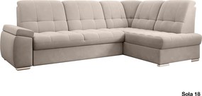 Colțar lemn masiv Extensibil Theo 272x192cm Ladă Depozitare Personalizabil - Loco 04