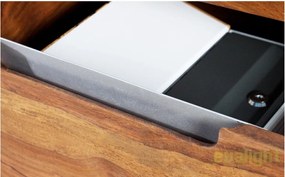 Dulap cu sertare si role, colturi rotunjite din lemn de trandafir Goa 60cm A-35896 VC