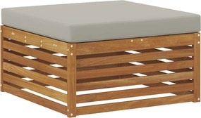 vidaXL Taburet pentru exterior Lemn Solid de Acacia natural