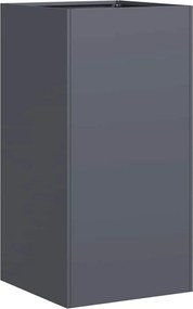 vidaXL Jardinieră Antracit 40x40x80 cm Oțel laminat la rece