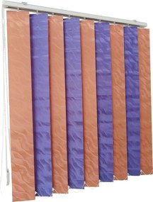 Jaluzele verticale BEATA 9609 / 9614 somon mov – jaluzele verticale moderne complete cu prindere pe tavan