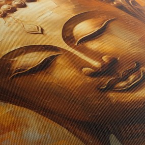 Tablou - Buddha, pictură în ulei (90x60 cm)