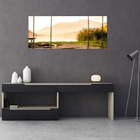 Tablou - balansoar în natură (120x50 cm), în 40 de alte dimensiuni noi