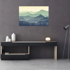 Tablou - Muntele Pădure (90x60 cm)