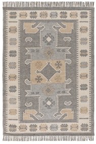 Covor lavabil/țesut manual din bumbac reciclat 120x170 cm Chandia – Universal