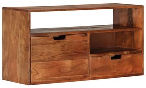 Comoda TV, 80x30x42 cm, lemn masiv de acacia 1, 80 x 30 x 42 cm