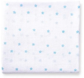 Set 3 museline 80 x 80 cm model panda - alb si bleu Inter Baby