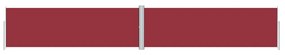 Copertina laterala retractabila, rosu, 160x1000 cm Rosu, 160 x 1000 cm