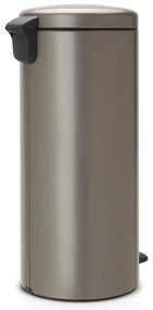 Coș de gunoi gri cu pedală din oțel 30 l NewIcon – Brabantia