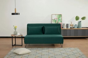 Canapea extensibila Culoare Verde, ZENIA VELVET