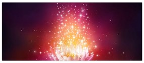Tablou cu floare de lotus (120x50 cm)