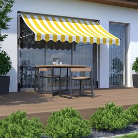 Copertina retractabila in diferite dimensiuni si culori-cu dungi galbene-200x120 cm