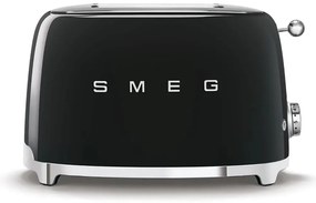 Prăjitor de pâine negru Retro Style – SMEG