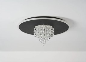 Plafoniera LED design elegant Deluge negru