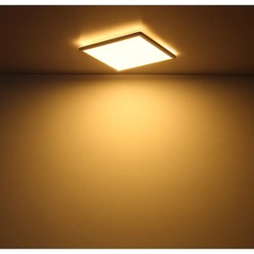 Plafoniera LED Sapana 41563-18W, 18W, 1600lm, lumina calda, IP20, alba, Globo Lighting