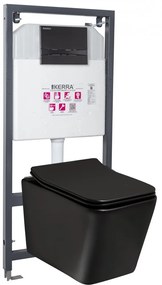 Rezervor WC Tinos BL Adriatic Black montat pe perete