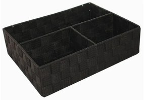 Organizator Compactor TEX 32 x 25 x 8 cm, 3 piese, negru