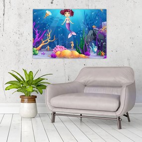 Tablou - Sirenă (90x60 cm)