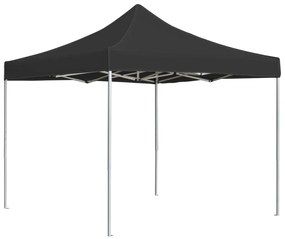 vidaXL Cort de petrecere pliabil profesional, antracit, 3x3m, aluminiu