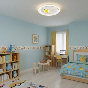Brilagi - Plafonieră LED pentru copii THUNDER LED/90W/230V 3000/4500/6000K