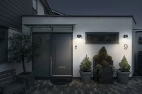 Osram - Aplică solară LED de perete ENDURA STYLE LED/10,1W/4,2V 2000 mAh IP54 antracit