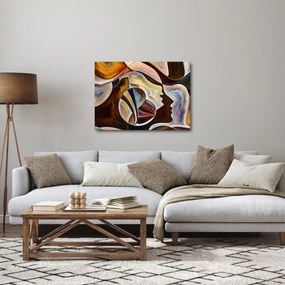 Tablou - Abstractizarea capetelor (70x50 cm)