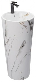 Lavoar Blanka freestanding marmura - H84 cm