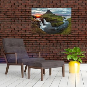 Tablou - Kirkjufell la apus (90x60 cm)