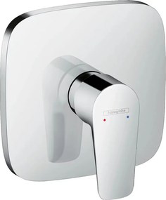 Baterie dus incastrata Hansgrohe Talis E monocomanda crom lucios