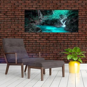 Tablou - Oază turcoaz (120x50 cm)