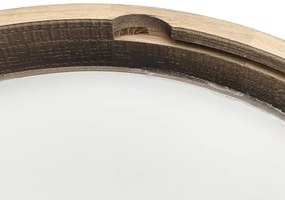 Brilagi - Plafonieră CARVALHO SMOKEY, 3xE27/60W/230V, stejar, Ø 47,5 cm